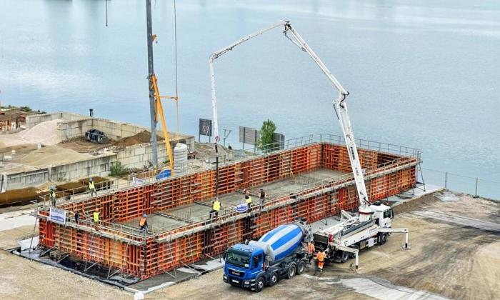 Slim bekistingsconcept voor drijvende fundering